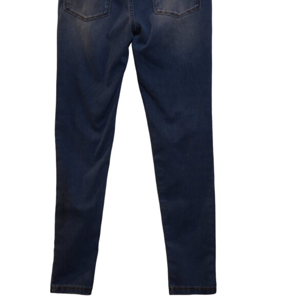 So Blue Jeans Stretch Elastic Belt No Fastener Cotton-Poly-Spand Girls Pants 12 - Picture 9 of 9